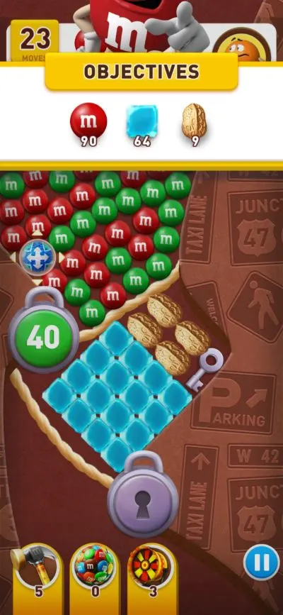 m&m's adventure objectives