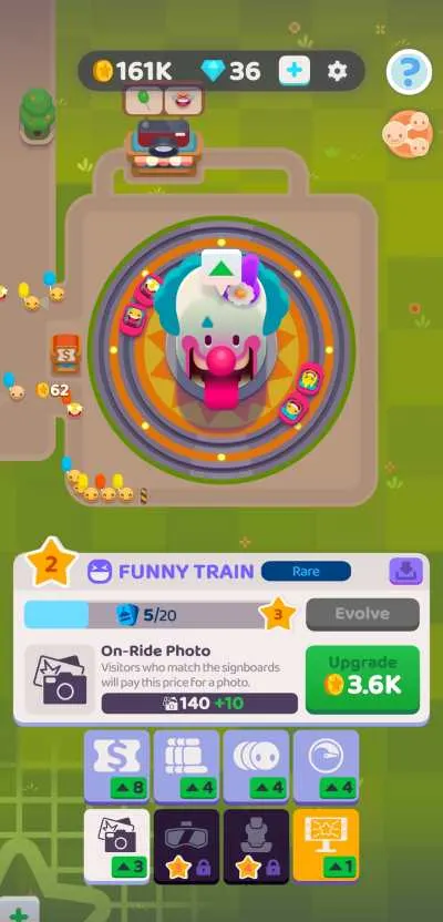 overcrowded tycoon funny train