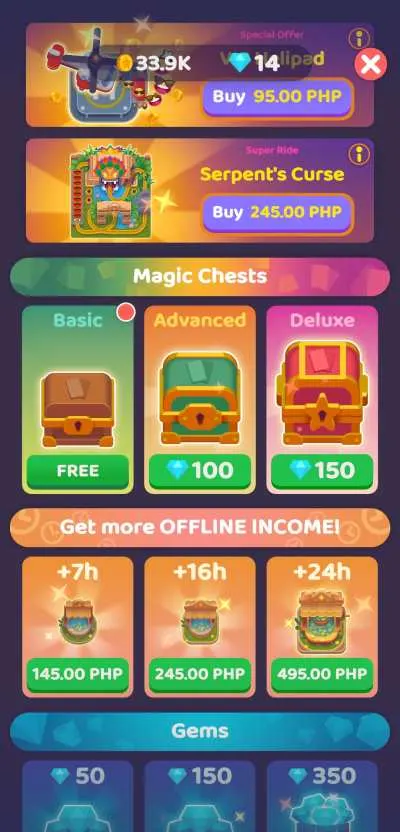 overcrowded tycoon magic chests