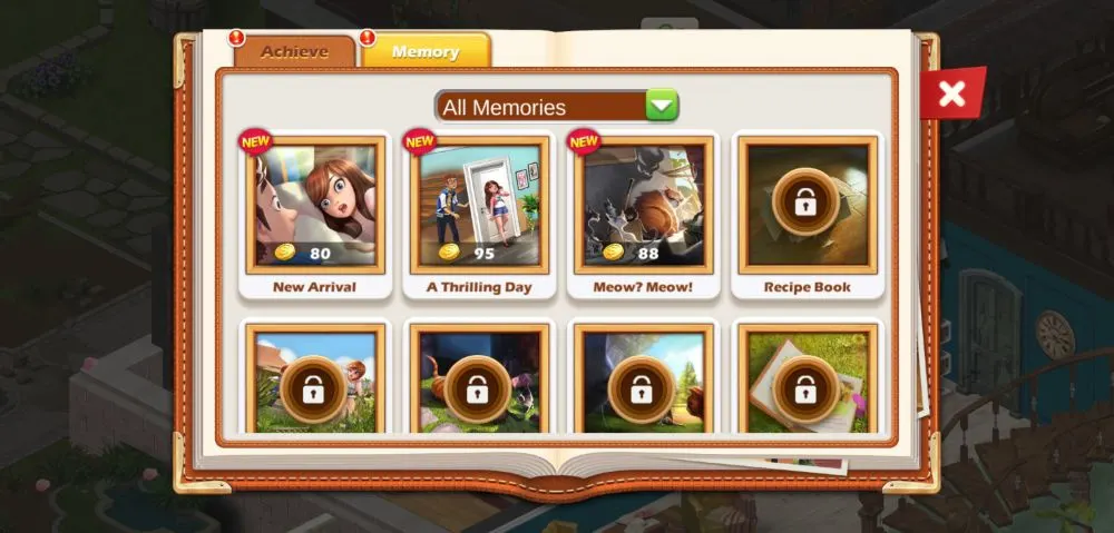 solitaire home design rewards from unlocked memories