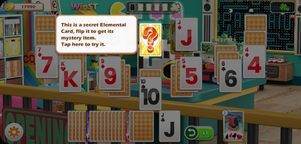 solitaire home design secret elemental cards