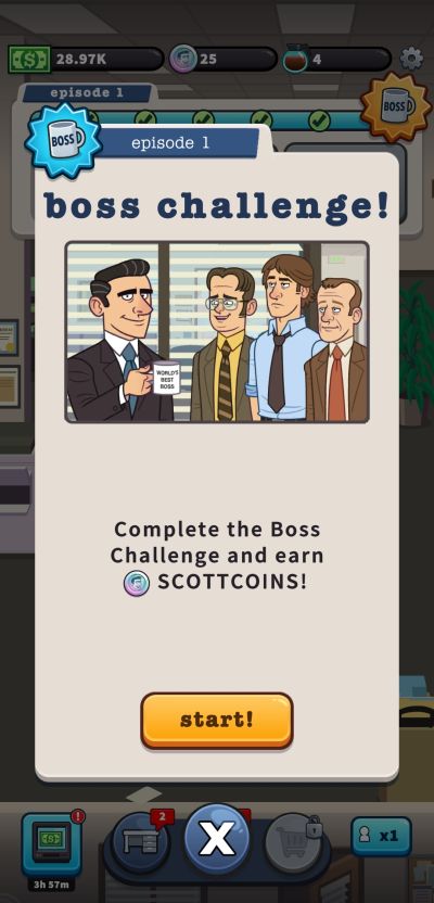the office somehow we manage boss challenge