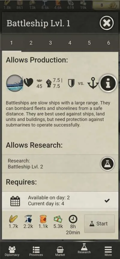 call of war battleship