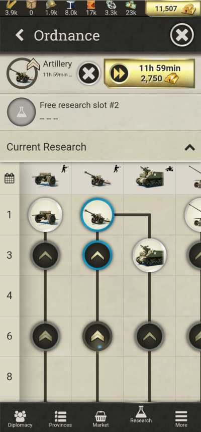call of war research