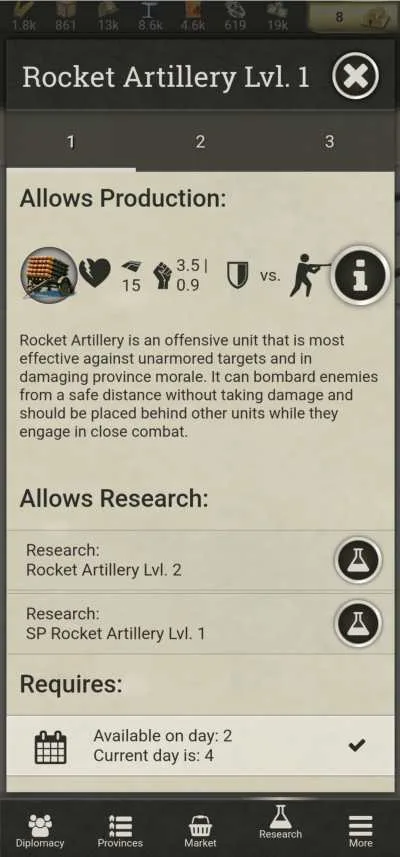 call of war rocket artillery