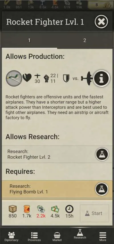 call of war rocket fighter