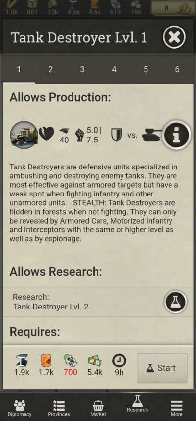call of war tank destroyer