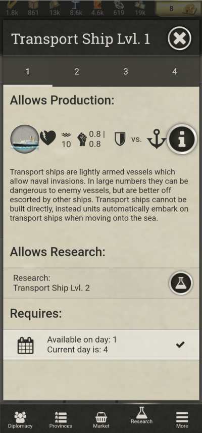 call of war transport ship