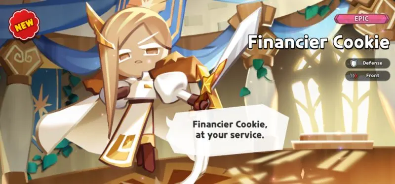 financier cookie cookie run kingdom