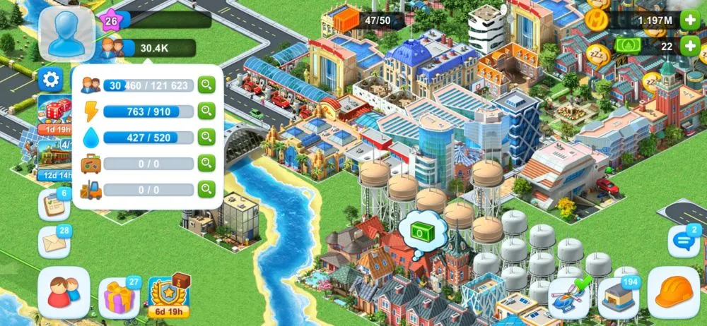 megapolis resource meters