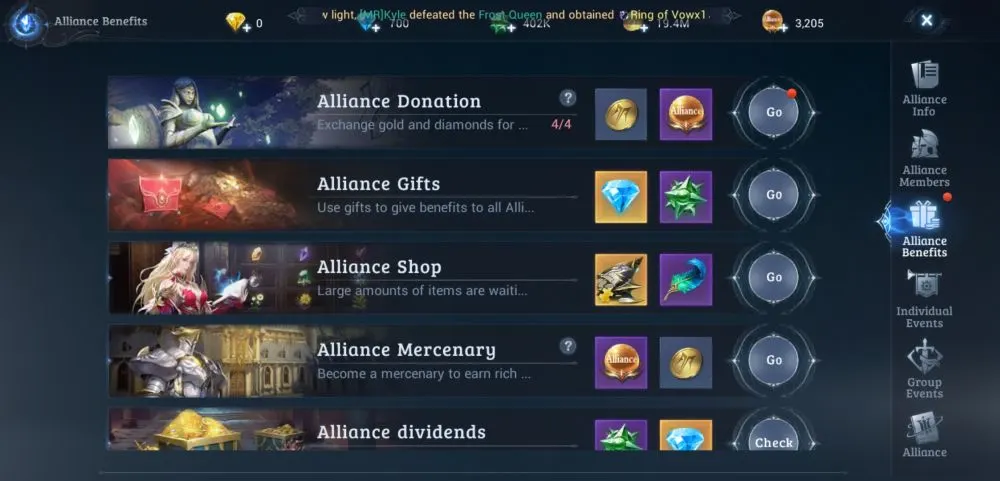 mu origin 3 alliance benefits