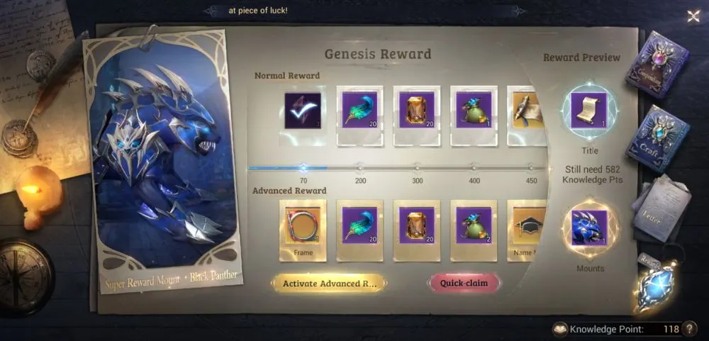 mu origin 3 genesis reward