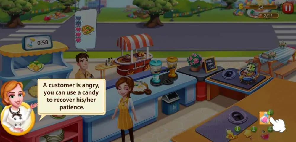 rising super chef 2 candy