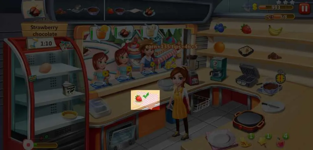 preparing ingredients in rising super chef 2