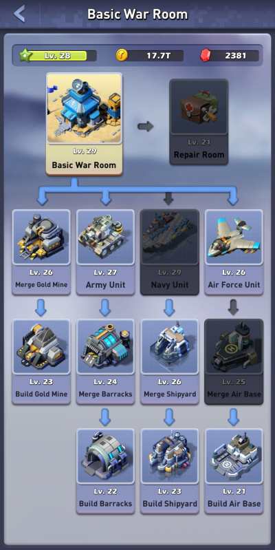 top war battle game basic war room
