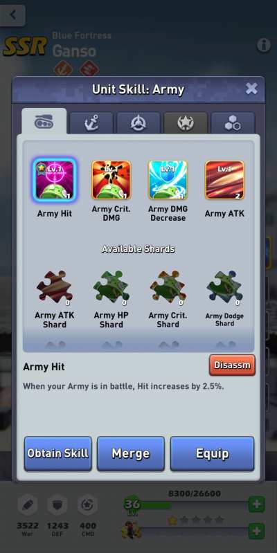 top war battle game unit skill army