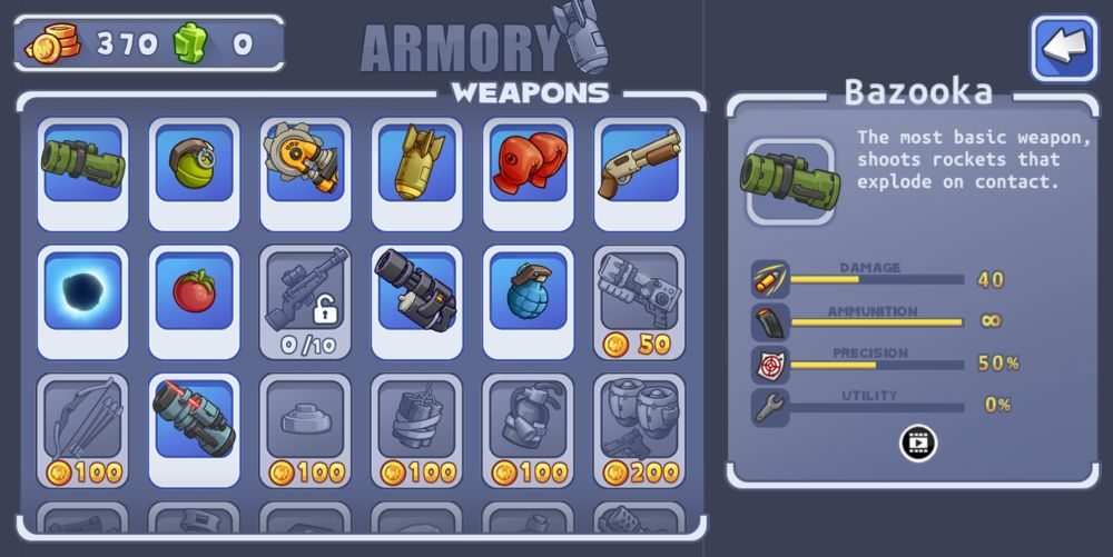 warlings 2 total armageddon bazooka description