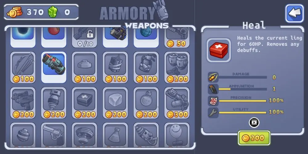 warlings 2 total armageddon heal description