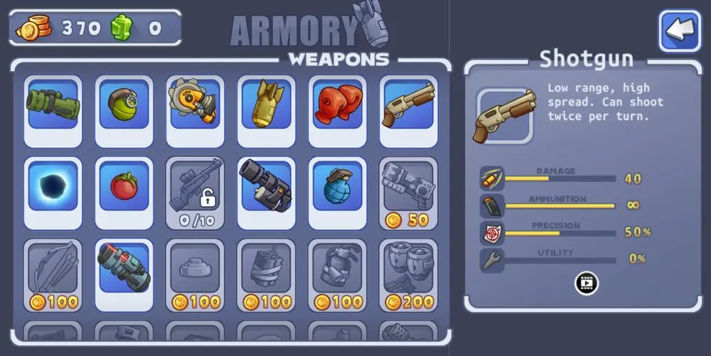 warlings 2 total armageddon shotgun description