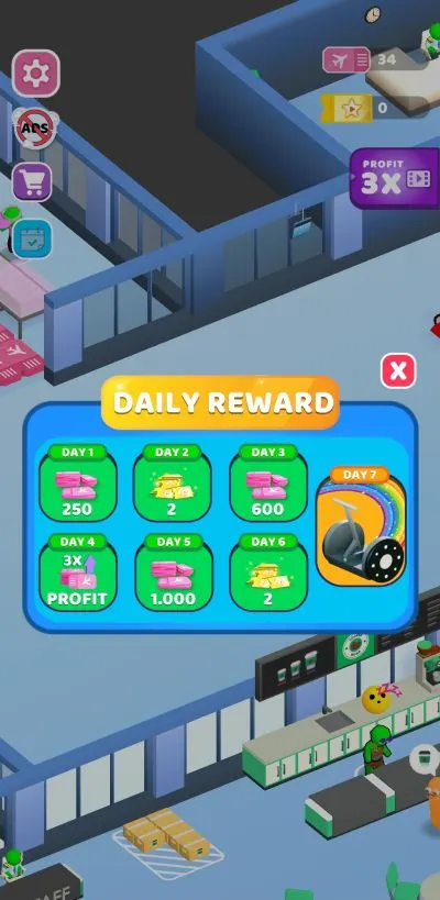 airport master daily rewards