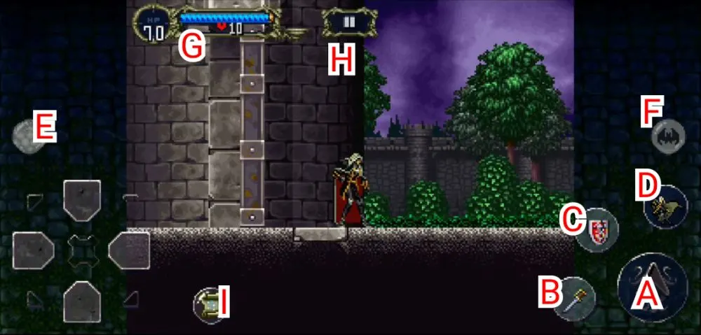 castlevania symphony of the night alucard controls