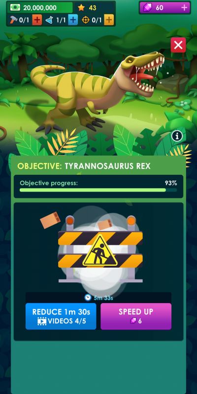 dinosaur park jurassic tycoon t-rex