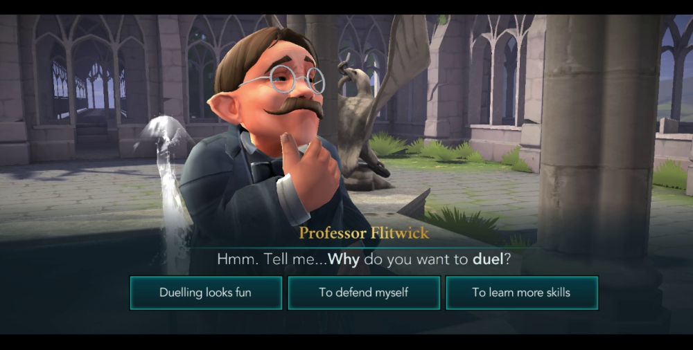 harry potter hogwarts mystery duel question