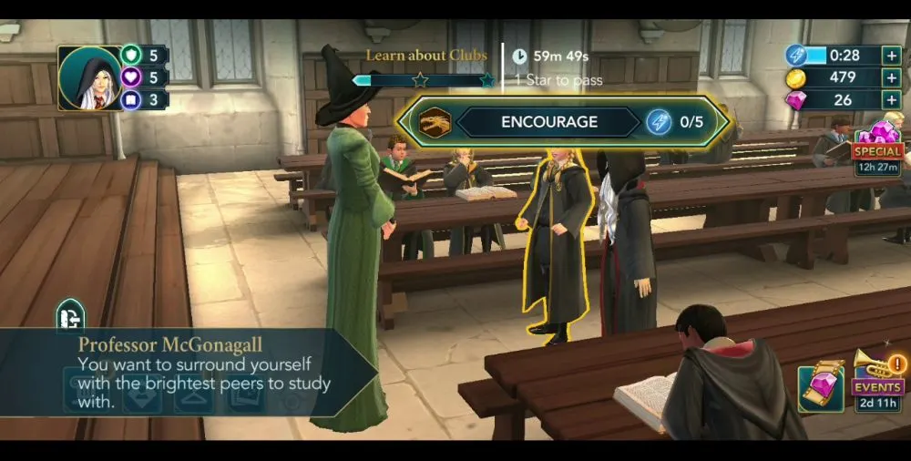 harry potter hogwarts mystery encouragement