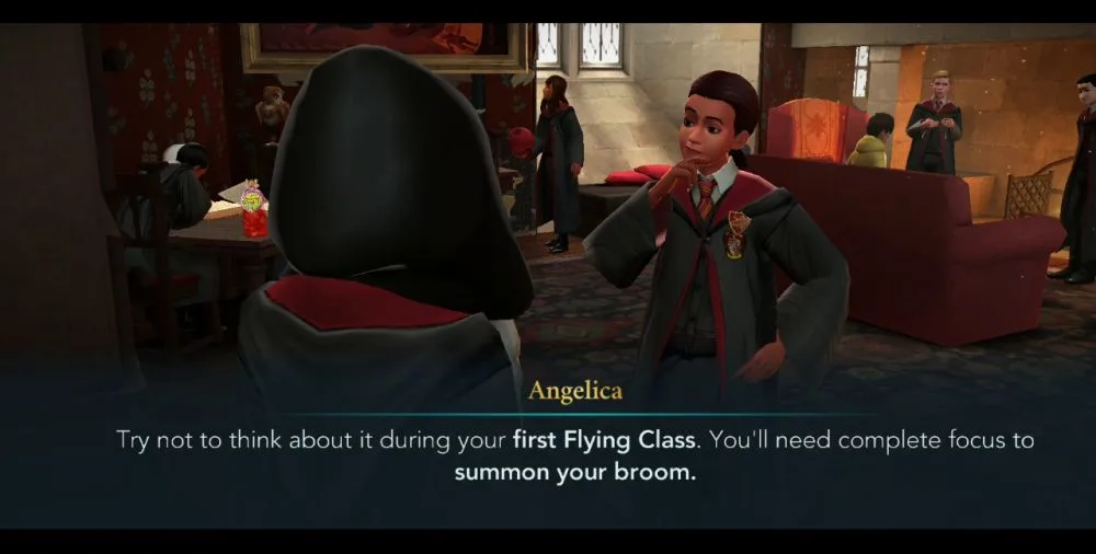 harry potter hogwarts mystery flying lesson