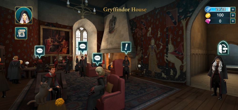 harry potter hogwarts mystery gryffindor house
