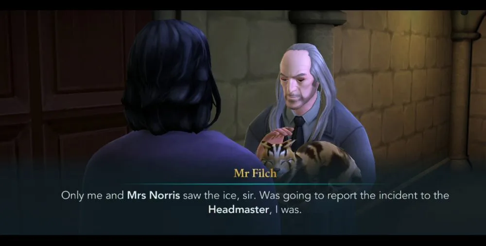 harry potter hogwarts mystery mr filch