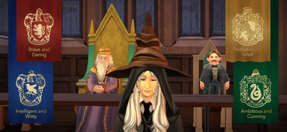 picking a house in harry potter hogwarts mystery