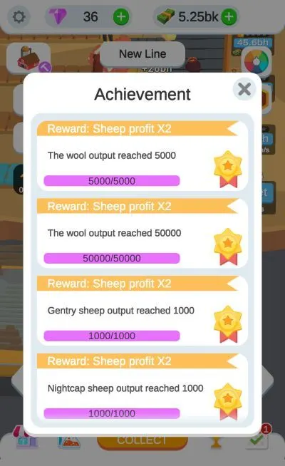 idle egg factory achievements