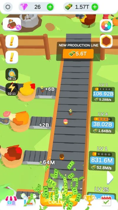 idle egg factory money click