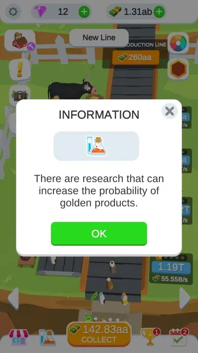 idle egg factory research hint