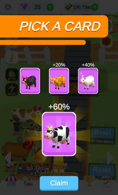 idle egg factory target 60%