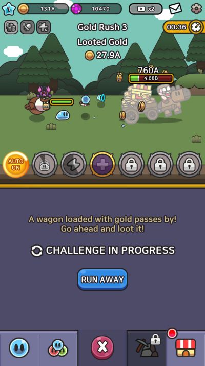 legend of slime idle rpg gold rush
