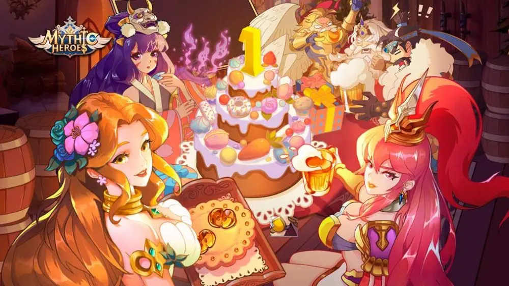 mythic heroes first anniversary keyart