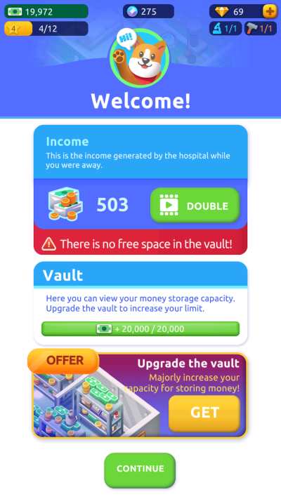 pet rescue empire tycoon double income
