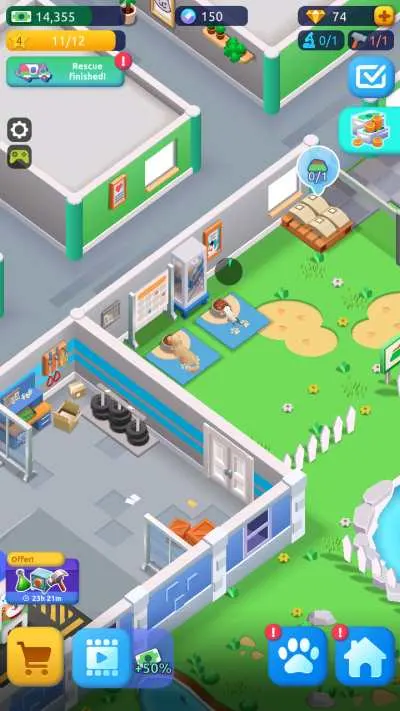 pet rescue empire tycoon food