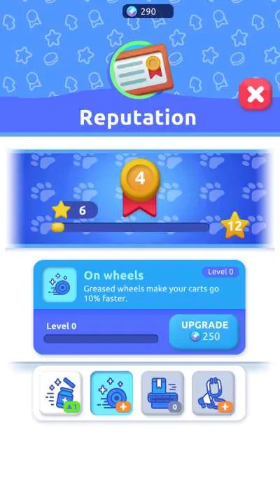 pet rescue empire tycoon reputation level