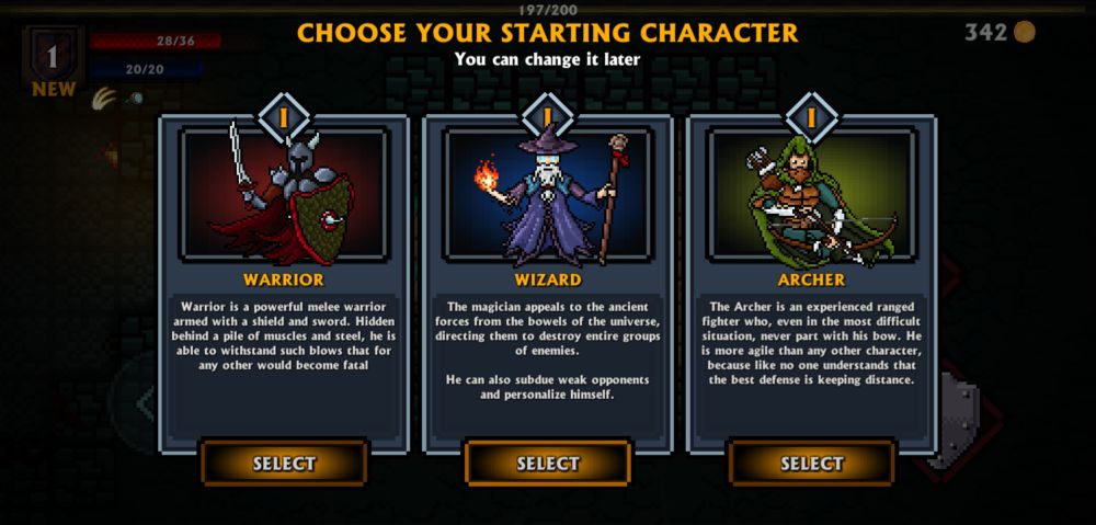 pocket rogues ultimate class selection