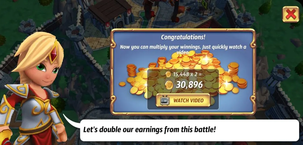 royal revolt 2 double earnings