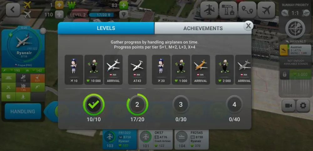 world of airports level up