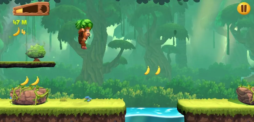 gliding in banana kong 2