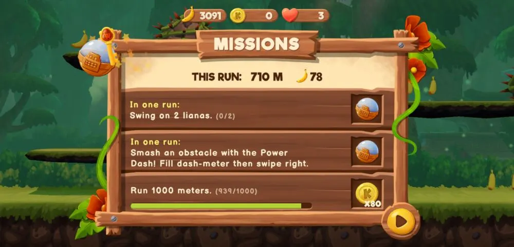 banana kong 2 missions