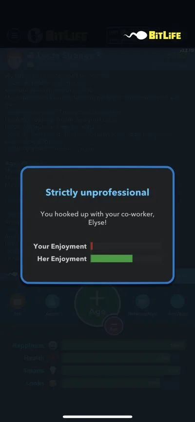 hook up at work in bitlife