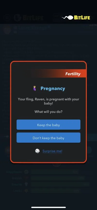 bitlife pregnancy