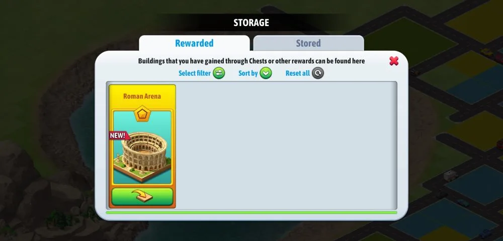 gained buildings in city island 5