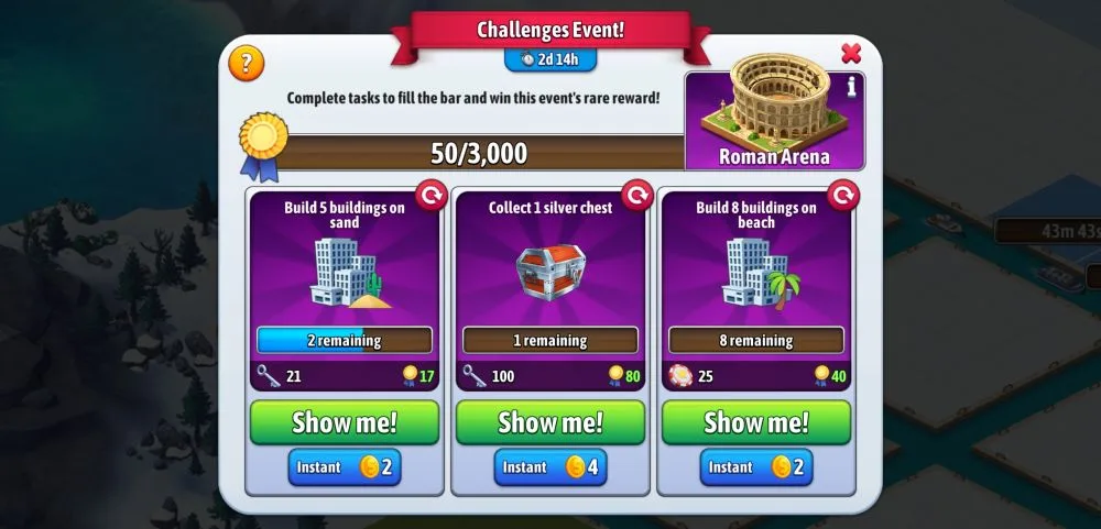city island 5 challenges event